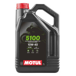 HUILE MOTEUR 4 Litres 10W40 4T Technosynthèse MOTUL 5100