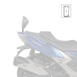 SUPPORT DE DOSSERET PASSAGER SHAD POUR KYMCO XCITING 400S - SUPPORT SEUL
