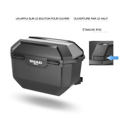 VALISES LATÉRALES SHAD TERRA 27 LITRES ALUMINIUM - OUVERTURE SIMPLE