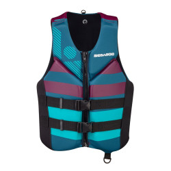 Gilet de sauvetage de jet ski, modèle Sea-Doo Freedom pour femme - face avant