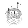 FIXATION DE SACOCHE DE RÉSERVOIR CLICK SYSTEM SHAD POUR SUZUKI reference:S010CS