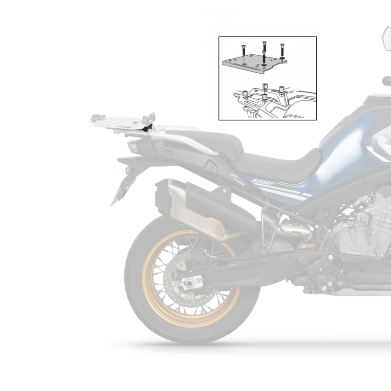 SUPPORT DE TOP-CASE SHAD POUR CFMOTO 800 MT - 800MT TOURING / SPORT+ / EXPLORE / ES - Audemar