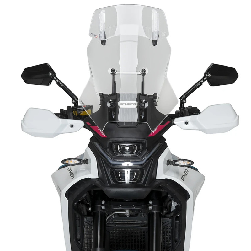 BULLE TOURING PUIG INCOLORE AVEC DÉFLECTEUR POUR CFMOTO 450MT - 450MT - Audemar