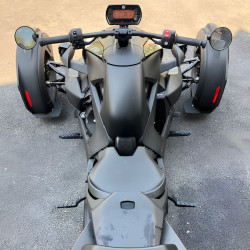 Trois roues Ryker Rally 900 noir de 2023 vue du dessus