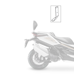 SUPPORT DE DOSSERET PASSAGER SHAD POUR ZONTES 368G - SUPPORT VENDU SEUL