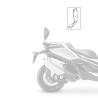 SUPPORT DE DOSSERET PASSAGER SHAD POUR ZONTES 368G / ETC reference:Z0DV35RV