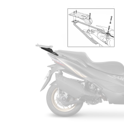 SUPPORT DE TOP-CASE SHAD POUR ZONTES 368E - SANS PLATINE