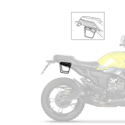 FIXATIONS SR POUR SACOCHES LATÉRALES SHAD POUR ZONTES 125GK / 125 SCRAMBLER - SUPPORTS SANS SACOCHES