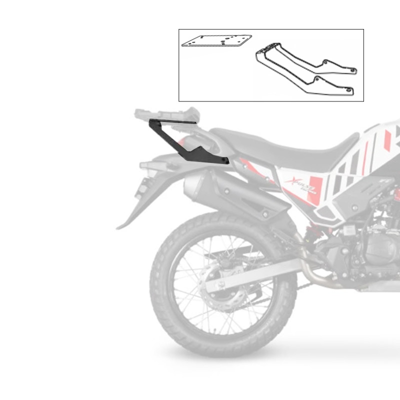 SUPPORT DE TOP-CASE SHAD POUR HERO XPULSE 200 4V PRO - BAGAGERIE SHAD - Audemar