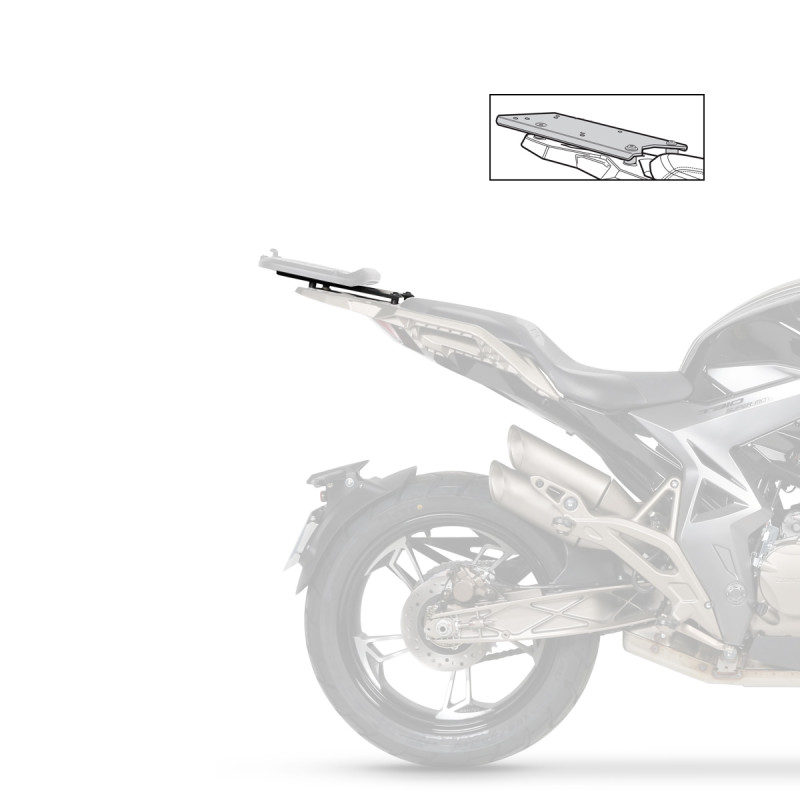 SUPPORT DE TOP-CASE SHAD POUR ZONTES 350T - MOTOS SCOOTER - Audemar