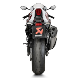 SILENCIEUX AKRAPOVIC TITANE POUR GSX-R1000R - VUE ARRIÈRE