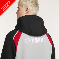 SWEAT ZIPPÉ À CAPUCHE YAMAHA REVS SALO POUR HOMME - CAPUCHE ET LOGO BRODÉ