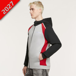 SWEAT ZIPPÉ À CAPUCHE YAMAHA REVS SALO POUR HOMME - POCHES KANGOUROU ET LOGO SUR LE COEUR