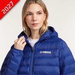 DOUDOUNE À CAPUCHE BLEUE YAMAHA - FEMME