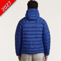 DOUDOUNE À CAPUCHE BLEUE YAMAHA - CAPUCHE TROIS PANNEAUX