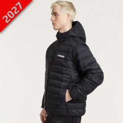 DOUDOUNE À CAPUCHE NOIRE YAMAHA -  CAPUCHE REMBOURRÉE