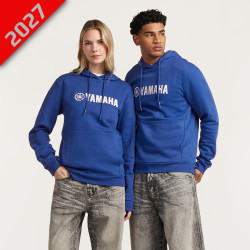 SWEAT À CAPUCHE BLEU YAMAHA -  UNISEXE