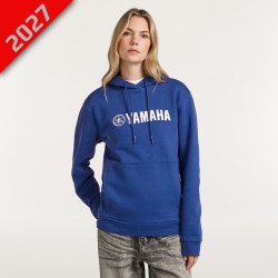 SWEAT À CAPUCHE BLEU YAMAHA -  FEMME