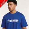 T-SHIRT BLEU UNISEXE YAMAHA PADDOCK ESSENTIALS CORS reference:QMB99ESTE00M
