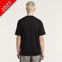 T-shirt noir Yamaha Paddock Essentials - Homme - Vue de dos