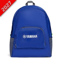 Sac à dos pliable bleu Yamaha Essentials Rida, Vue de face