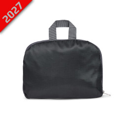 Sac à dos pliable noir Yamaha Essentials Rida, Replié dans sa poche