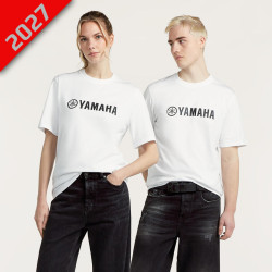 T-shirt Blanc Yamaha Paddock Essentials - Unisexe