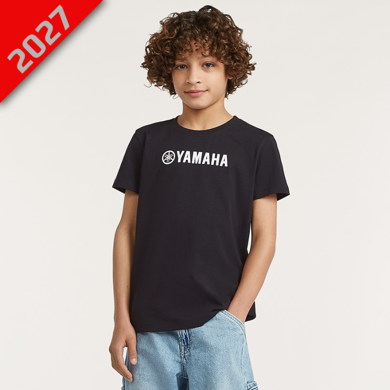 T-SHIRT NOIR ENFANT YAMAHA PADDOCK ESSENTIALS BRU - YAMAHA Sportswear - Audemar