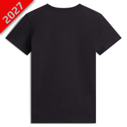 T-Shirt Noir Yamaha Paddock Essentials - Vue de dos pour garçon et fille