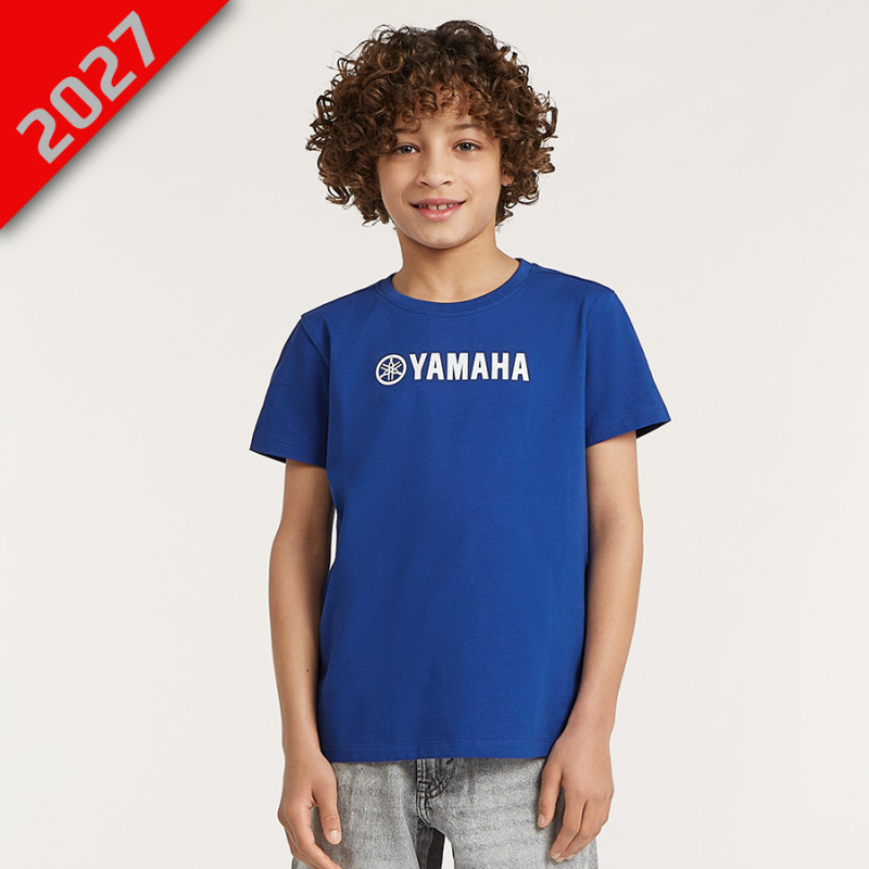 T-SHIRT BLEU ENFANT YAMAHA PADDOCK ESSENTIALS BRU - YAMAHA Sportswear - Audemar