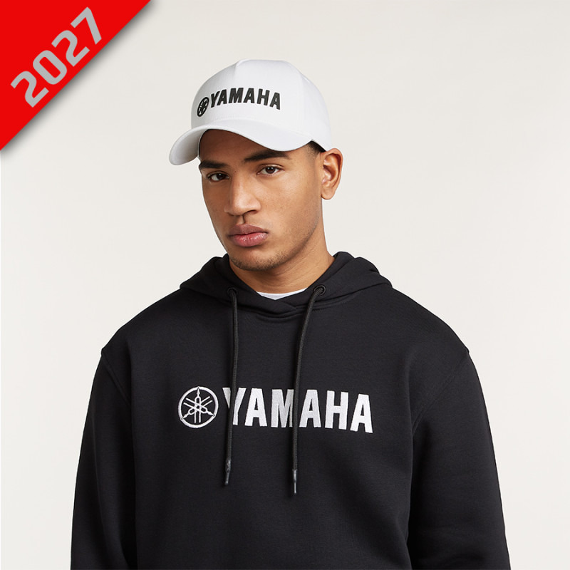 CASQUETTE ADULTE BLANCHE YAMAHA PADDOCK ESSENTIALS SACO - CADEAUX JOUETS GOODIES - Audemar