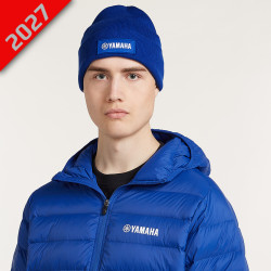 Bonnet Adulte Bleu Yamaha Paddock Essentials - Yuma - Unisexe - Vue de face