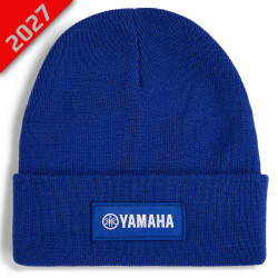 Bonnet Adulte Bleu Yamaha - Logo sur le front