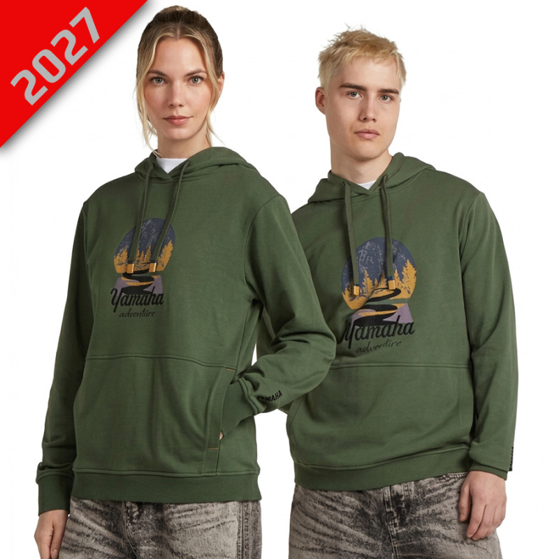 SWEAT À CAPUCHE UNISEXE YAMAHA ADVENTURE - SOMME - YAMAHA Sportswear - Audemar