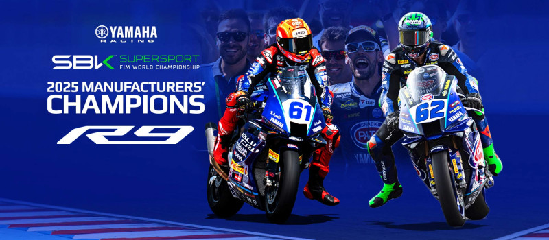 Yamaha R9 championne du monde Constructeurs World SuperSport 2025