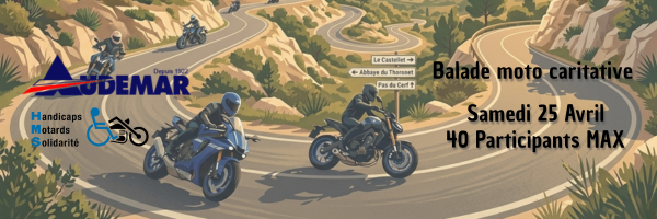Balade moto caritative Audemar - HMS