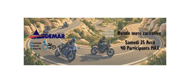 Balade caritative Samedi 25 Avril - Audemar / HMS